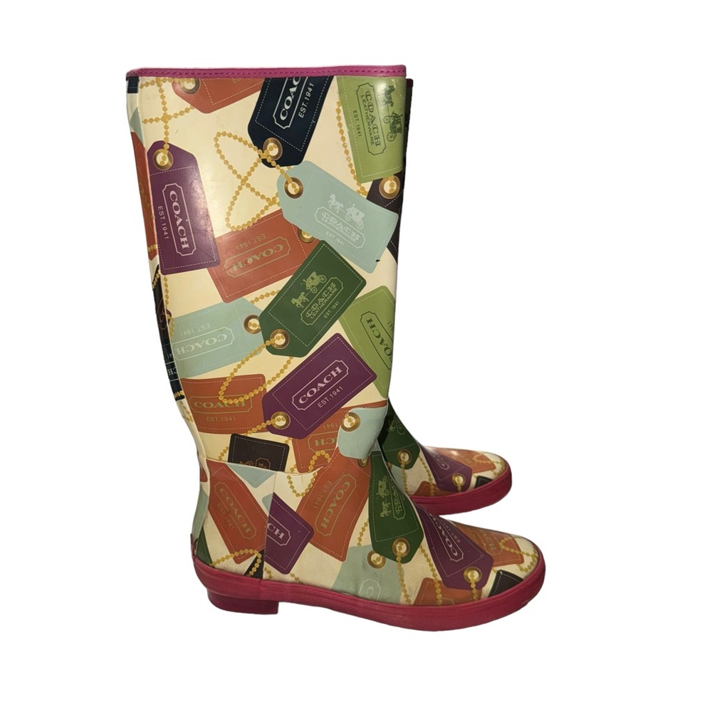 Vintage Coach rain boots